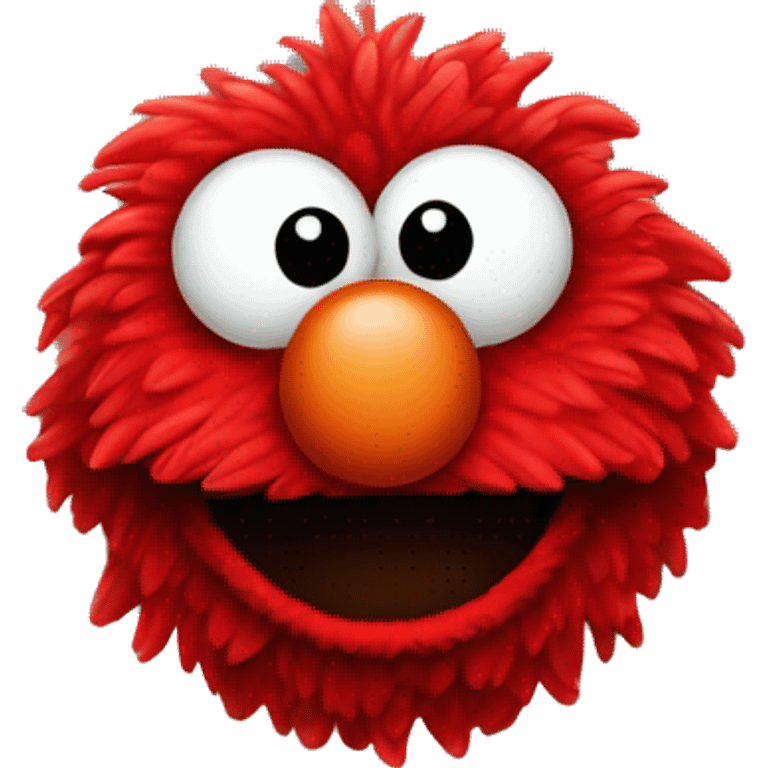 Cute Elmo head emoji