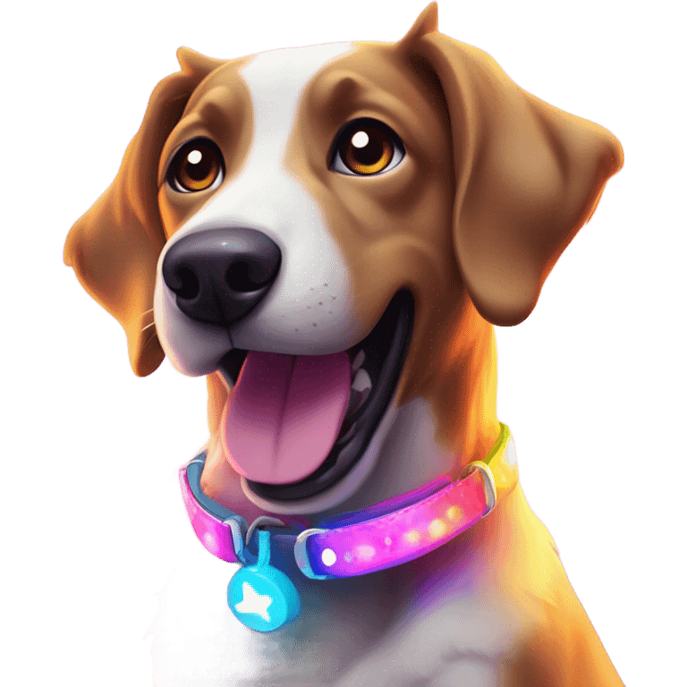 dog at a rave  emoji