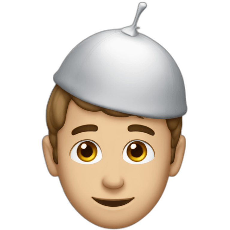 Macron avec une kippa juif emoji