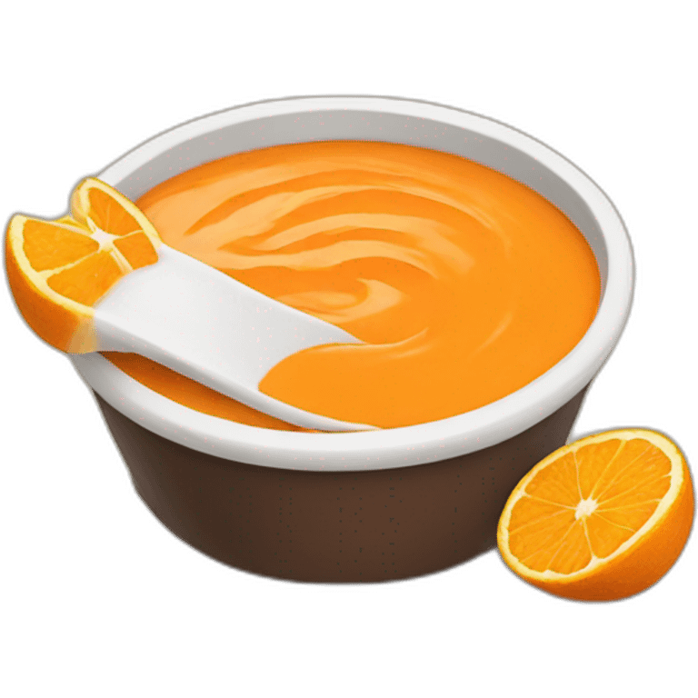 orange dip emoji