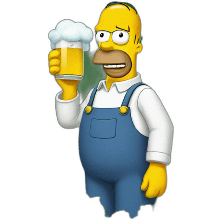 homer dans le buisson emoji