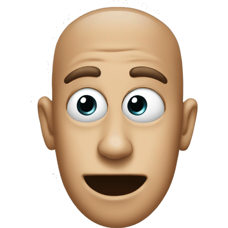 a thumb with eyes, nose, and mouth emoji