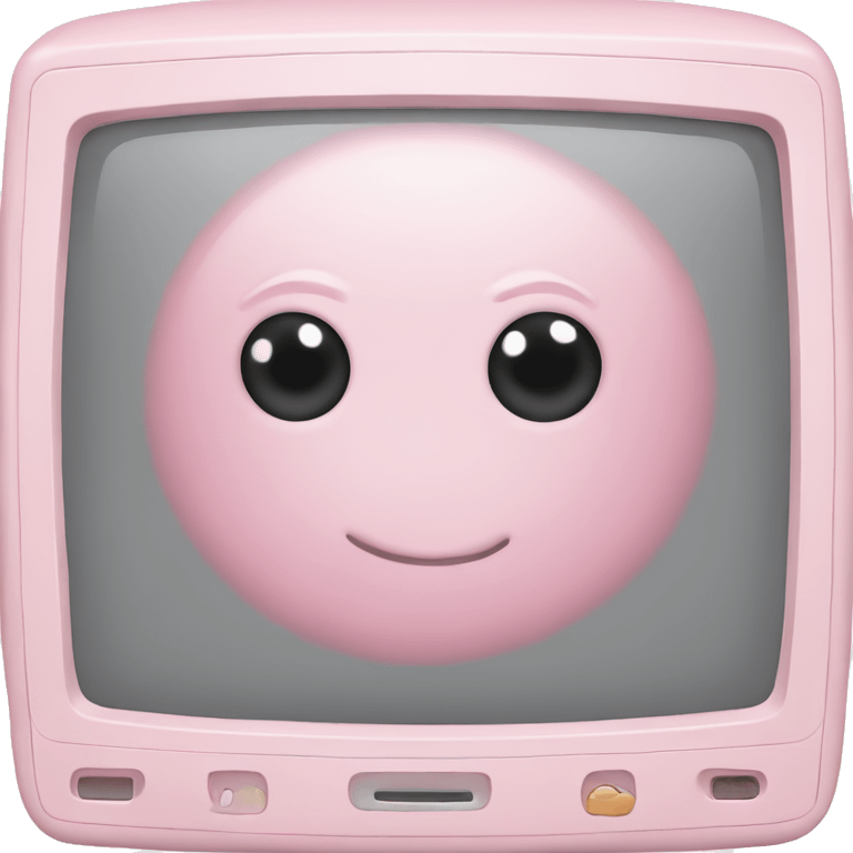 pastel pink monitor emoji