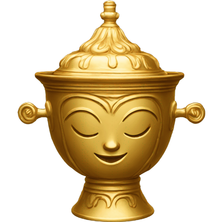 gold thurifer incense emoji