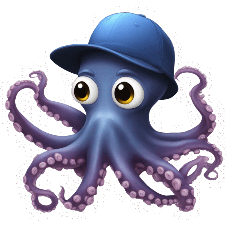 Octopus with SnapBack emoji