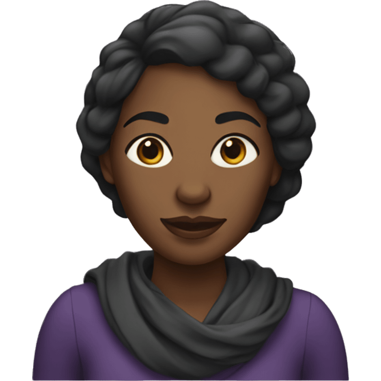 Black woman with text above her saying Dupé emoji