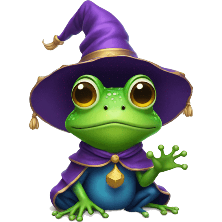 wizard frog emoji