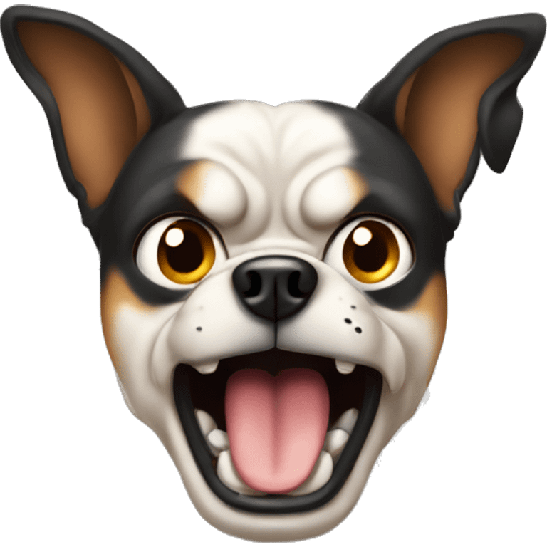 Angry dog emoji