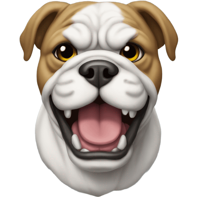 Bulldog mascot emoji