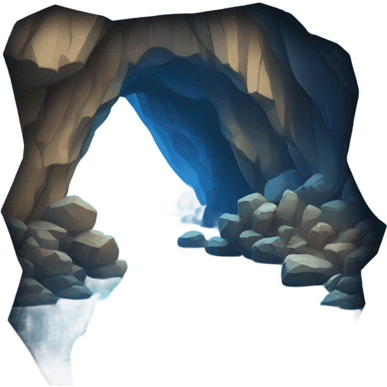 Blue cave emoji