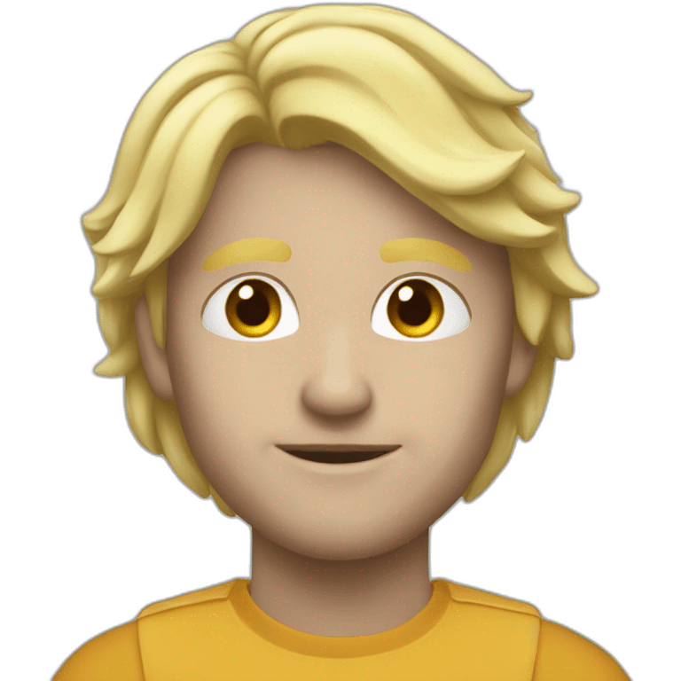 Blonďatý kluk  emoji