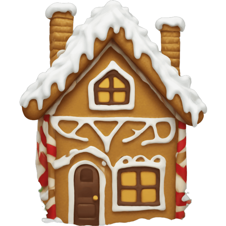 winter ginger bread house  emoji