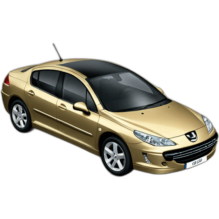 Peugeot 407 gold emoji