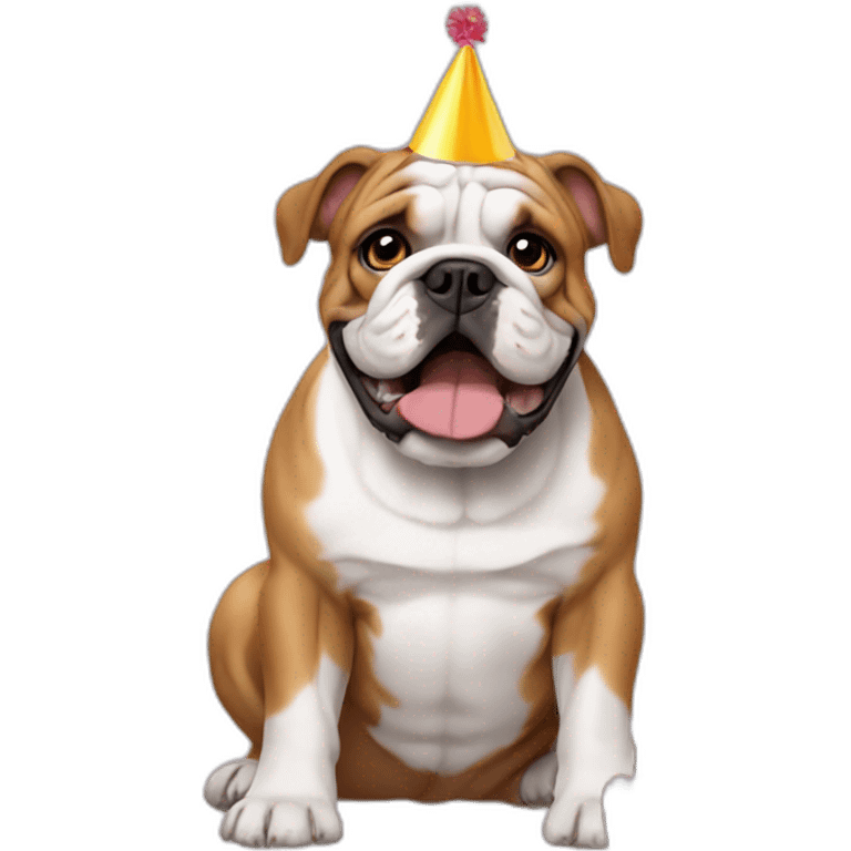 english bulldog birthday emoji