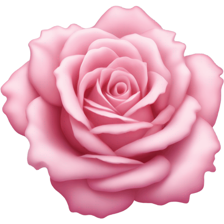 Moist pink rose emoji