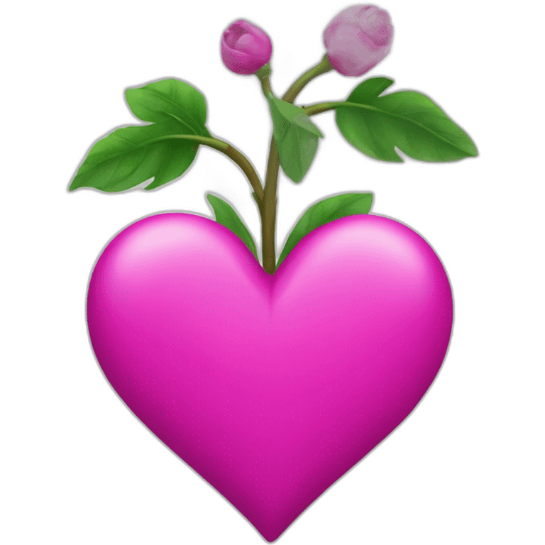 Corazón Fucsia emoji