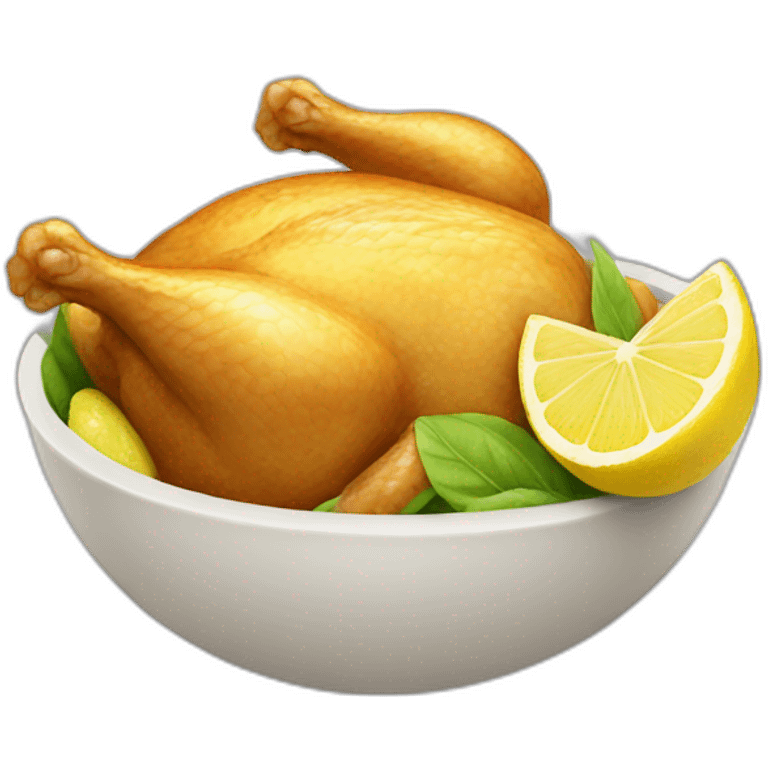 poulet au citron  emoji