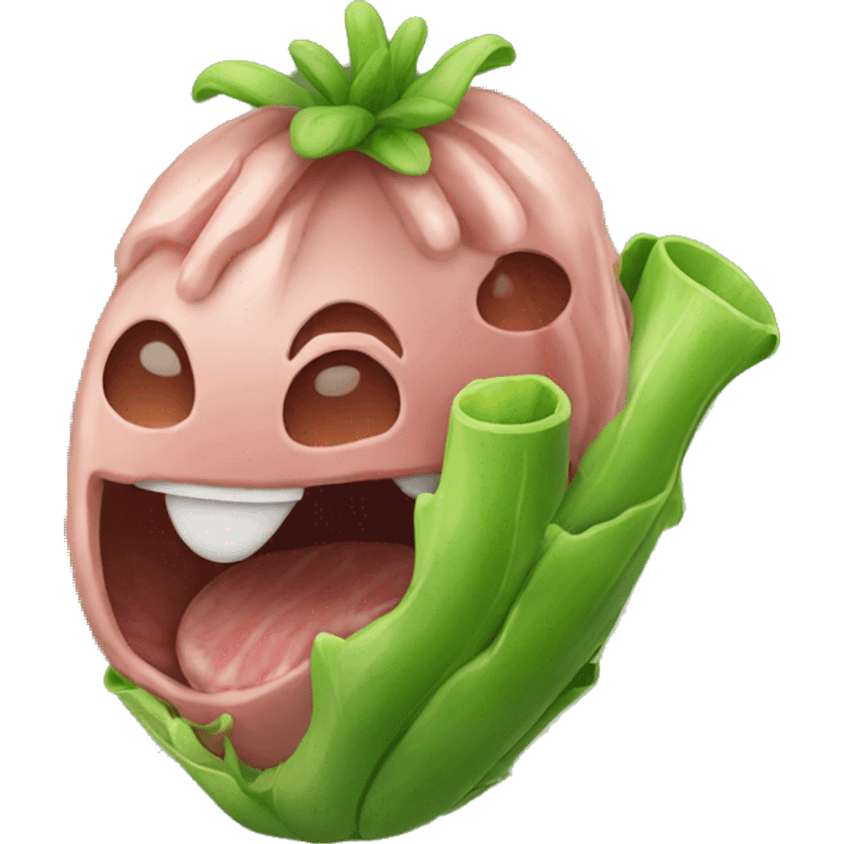 meat eating plant emoji