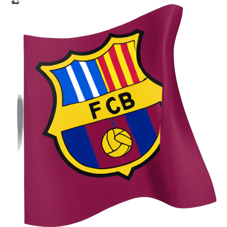 Fc barcelona flag  emoji