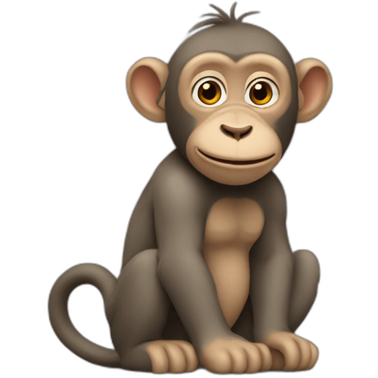 un singe sur un singe sur un singe emoji