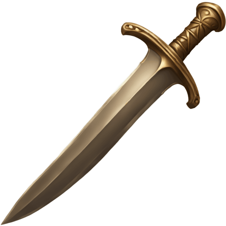 bronze dagger emoji