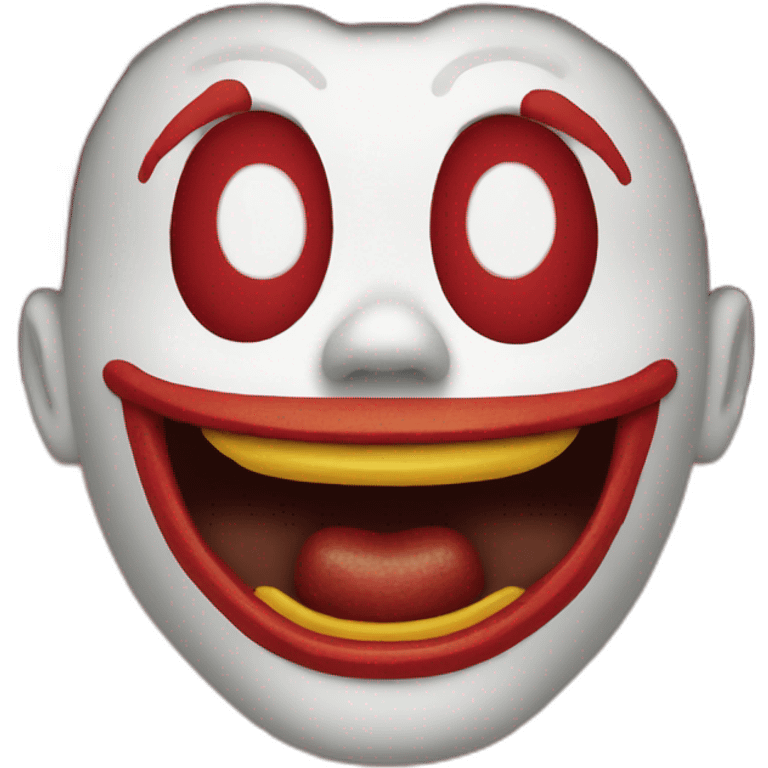 terrifying Ronald mcdonald emoji