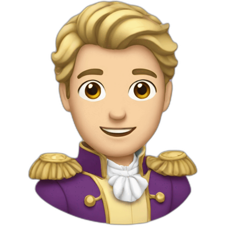 Prince charming in glass emoji