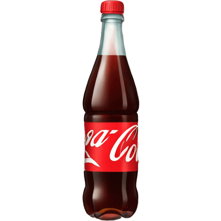 Bottle of coke with bow emoji