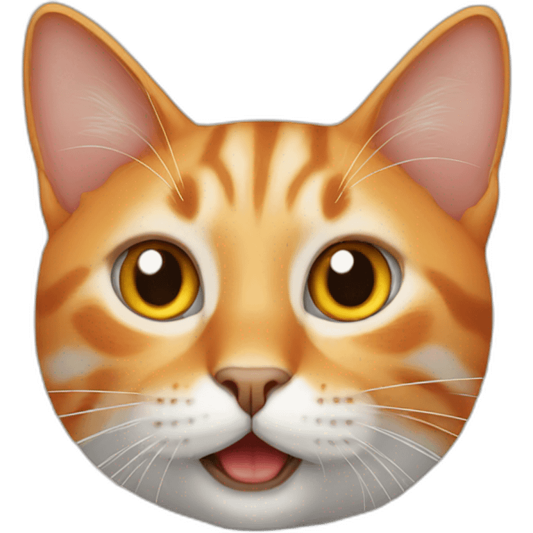 Cat orange emoji