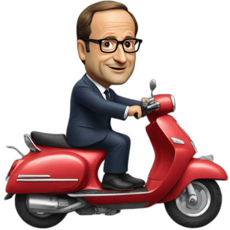 francois hollande scooter emoji