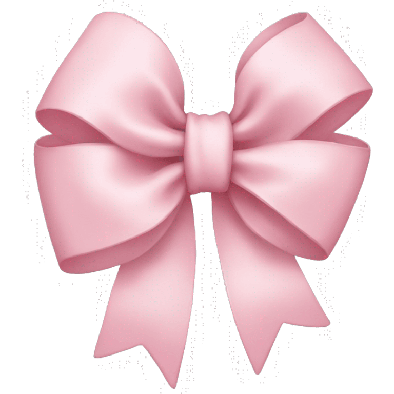 light pink bow emoji