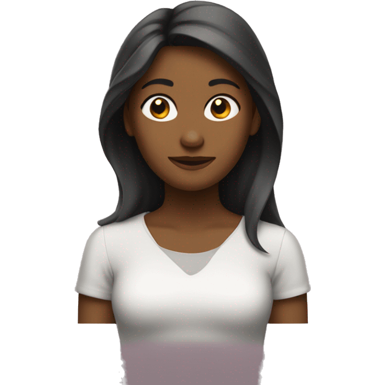 fille qui salue emoji