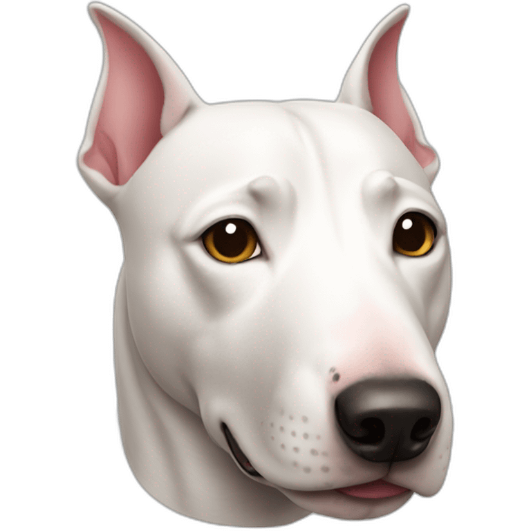 Dog bullterrier emoji