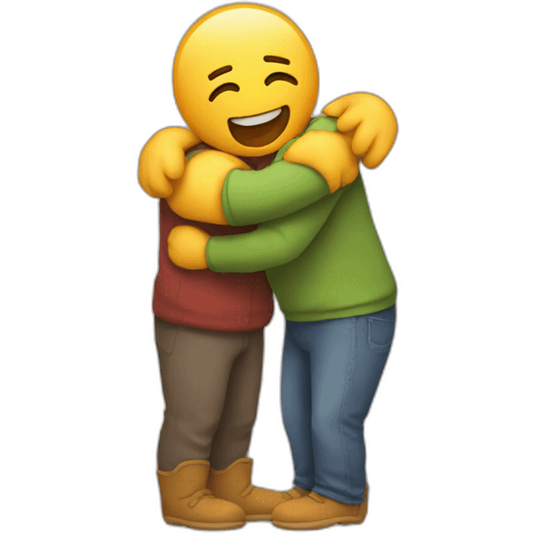 A hug emoji