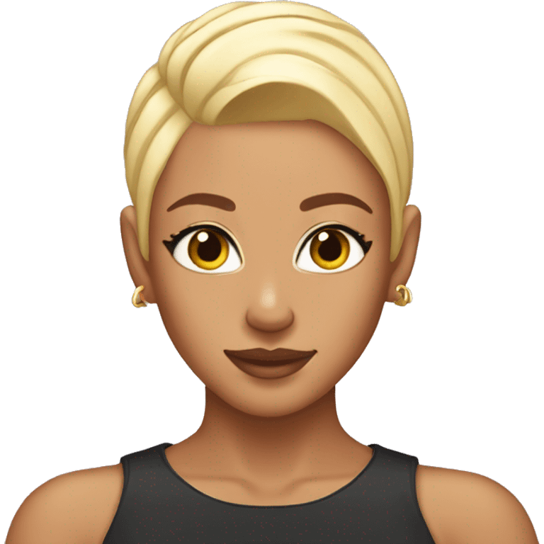 doja cat buzzcut hair emoji