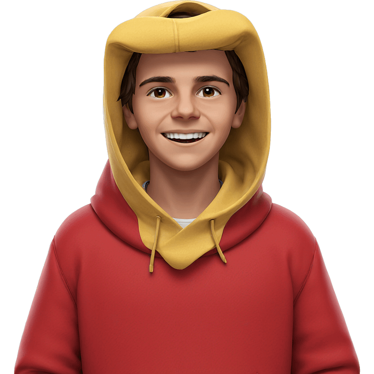 smiling boy in hood emoji