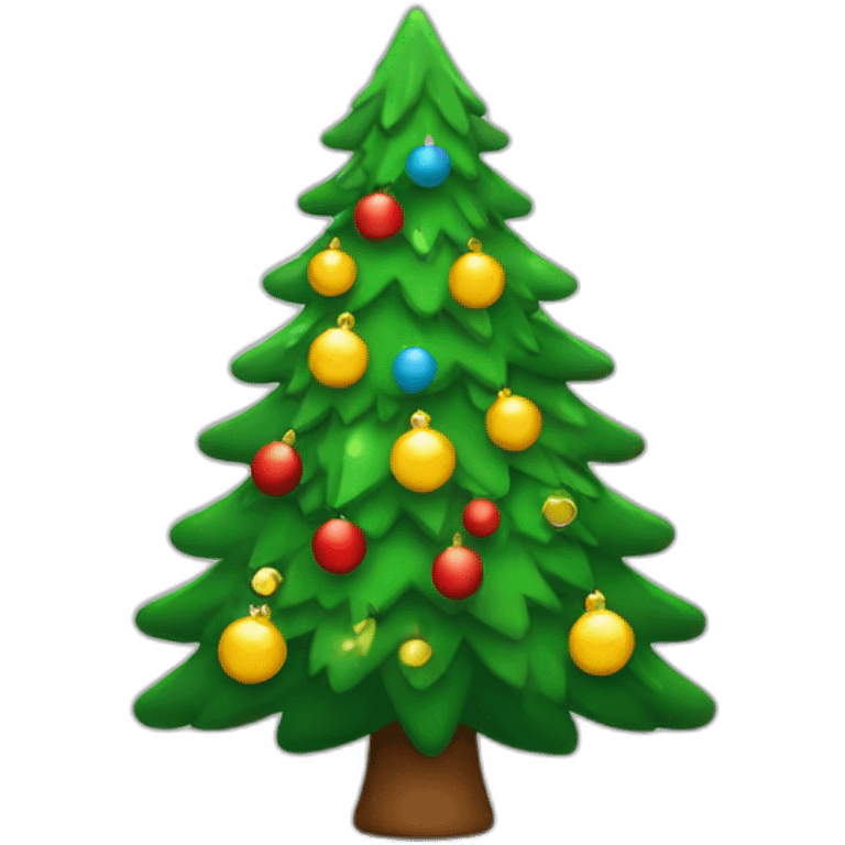 Christmas tree with 5* and 3* emoji