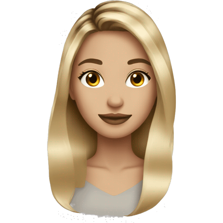 Balayage blonde  emoji