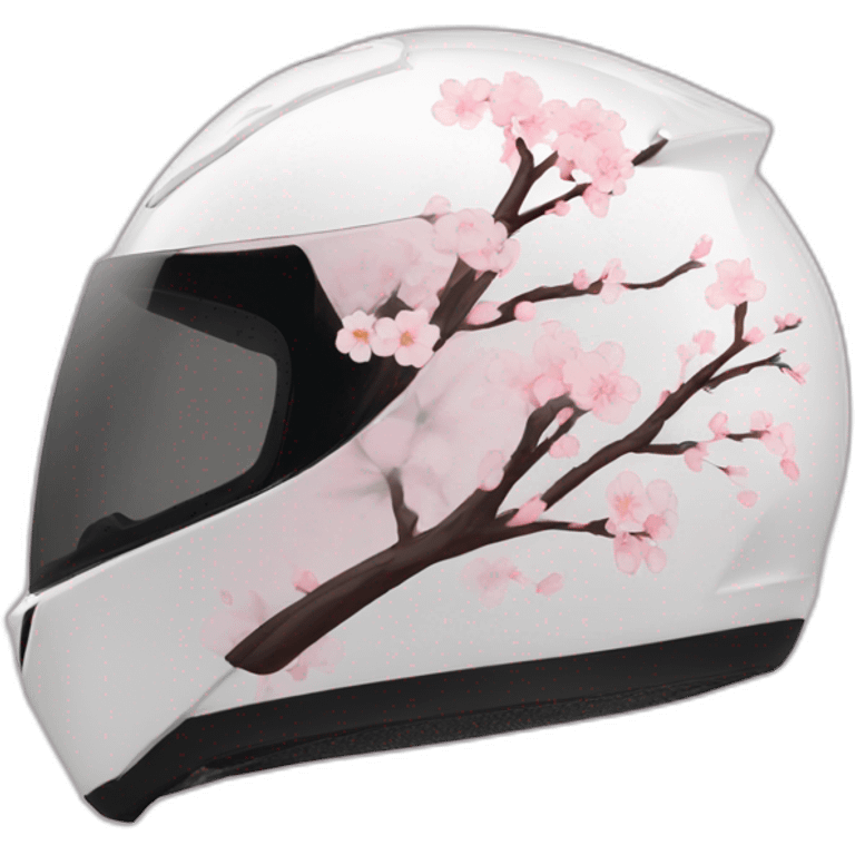 sakura motorcycle helmet emoji