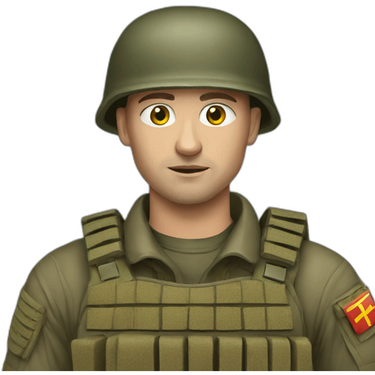 ukrainian soldier emoji