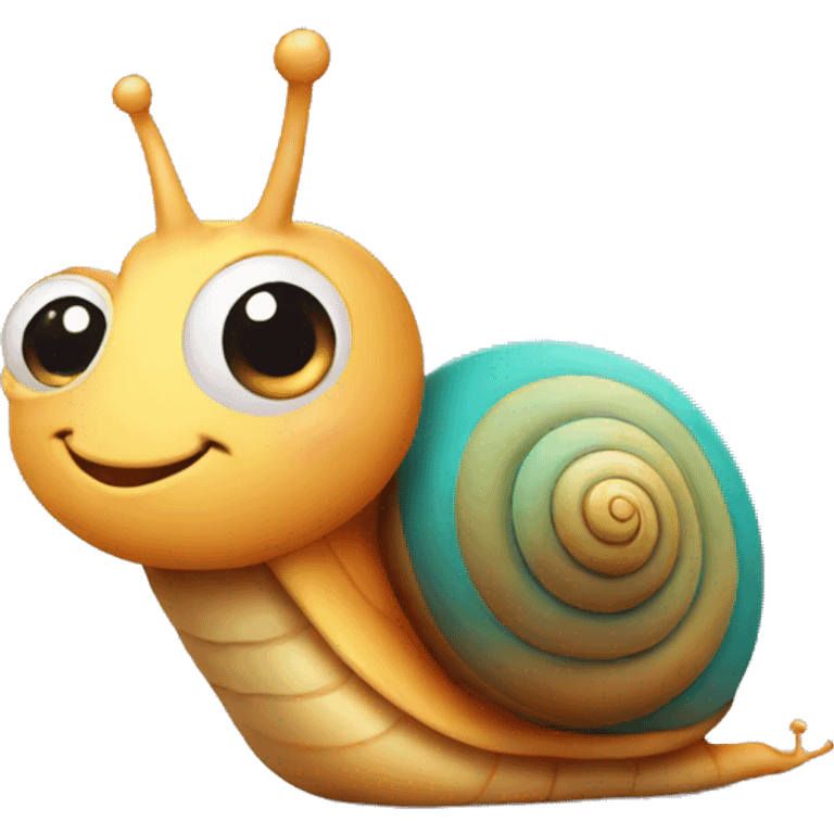 Little Snail with Love Icon emoji