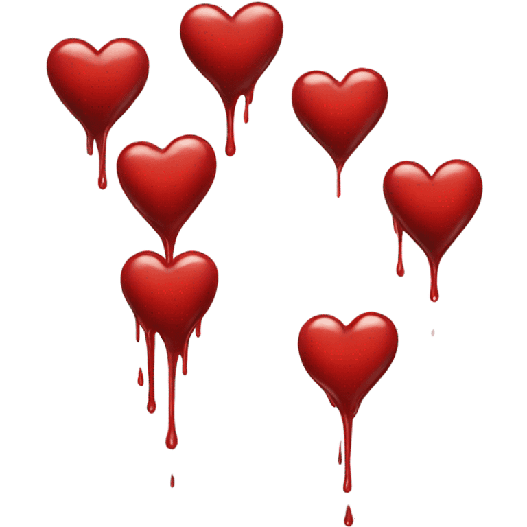 bleeding red heart emoji