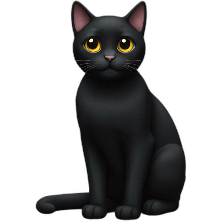 Black cat emoji