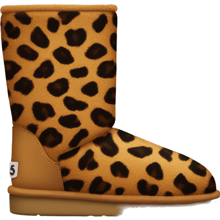 Leopard uggs emoji