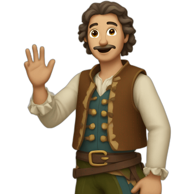 bard waving hand emoji