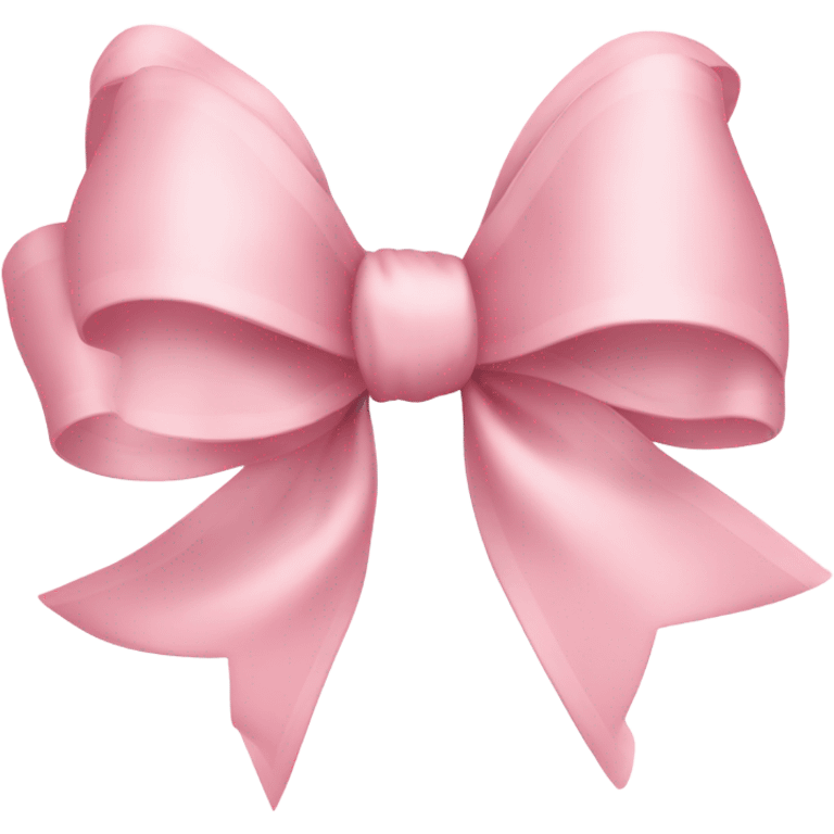 light pink aesthetic bow emoji