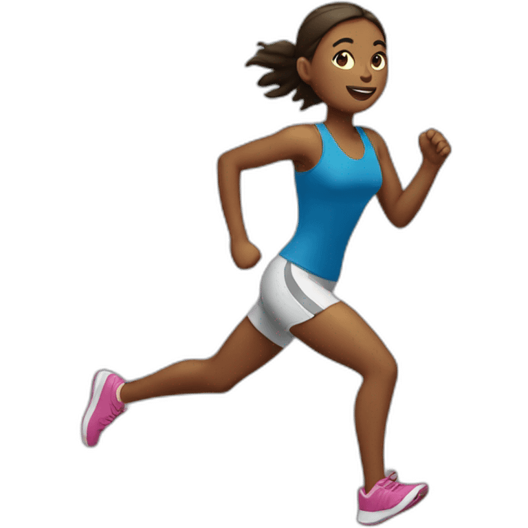 Running girl emoji