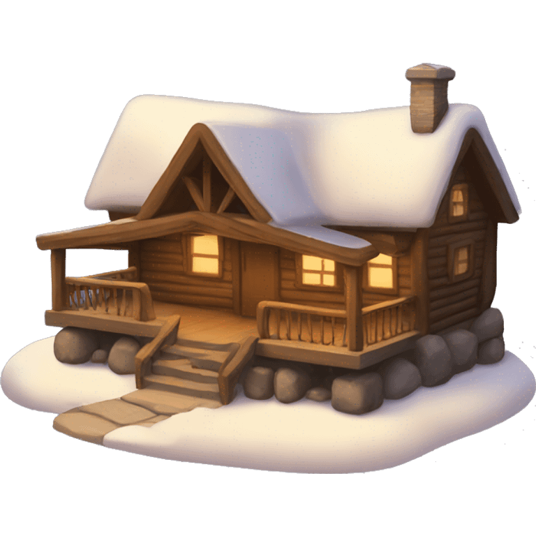 cozy lodge  emoji