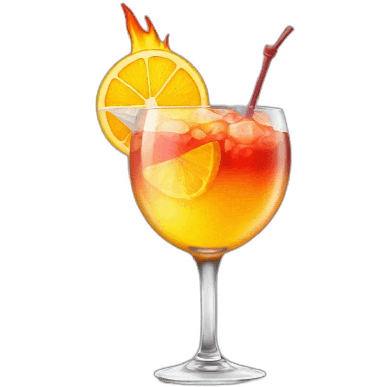 Cocktail molotov emoji