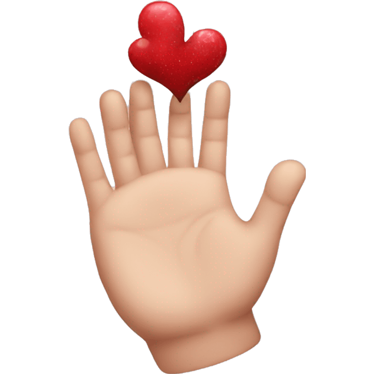 CORAZON DE MANO emoji